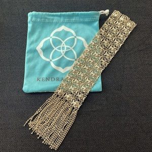 Kendra Scott Ivy Bracelet in Gold with Fringe